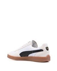 Мужские белые низкие кеды от Puma