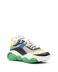 Мужские белые низкие кеды от Moschino