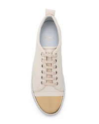 Женские белые низкие кеды от Lanvin