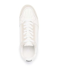 Мужские белые низкие кеды от Ami Paris