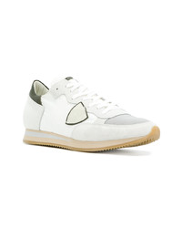 Мужские белые низкие кеды от Philippe Model