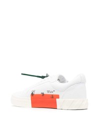 Мужские белые низкие кеды от Off-White