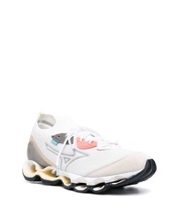 Мужские белые низкие кеды от Mizuno