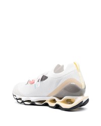 Мужские белые низкие кеды от Mizuno