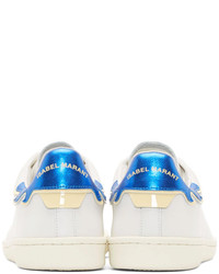 Женские белые низкие кеды от Isabel Marant