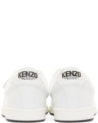 Женские белые низкие кеды от Kenzo