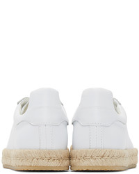 Женские белые низкие кеды от Alexander Wang