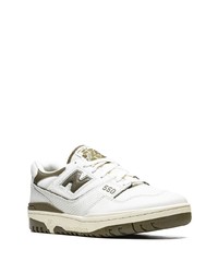 Мужские белые низкие кеды от New Balance