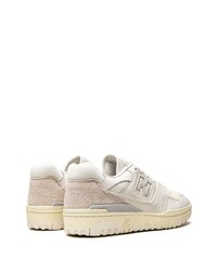 Мужские белые низкие кеды от New Balance