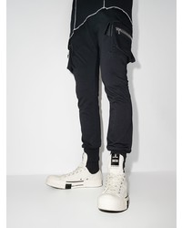 Мужские белые низкие кеды от Rick Owens