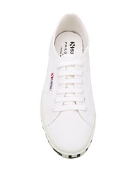 Женские белые низкие кеды от Superga