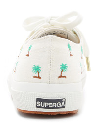 Женские белые низкие кеды от Superga