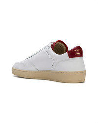 Мужские белые низкие кеды от Zespà