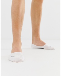 Мужские белые носки-невидимки от Calvin Klein