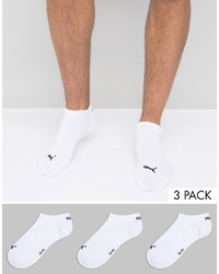 Мужские белые носки-невидимки от Puma