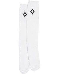 Белые носки с принтом