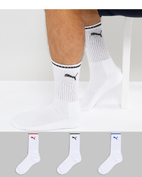 Мужские белые носки с принтом от Puma