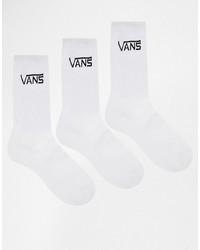 Мужские белые носки с принтом от Vans