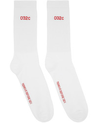 Женские белые носки от 032c