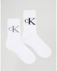 Женские белые носки от Calvin Klein