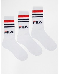 Мужские белые носки от Fila