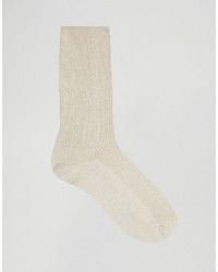 Женские белые носки от Johnstons of Elgin