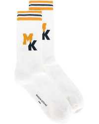Мужские белые носки от MAISON KITSUNÉ