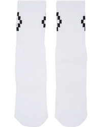 Мужские белые носки от Marcelo Burlon County of Milan