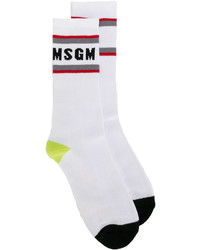 Мужские белые носки от MSGM