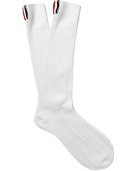 Мужские белые носки от Thom Browne