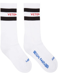 Мужские белые носки от Vetements