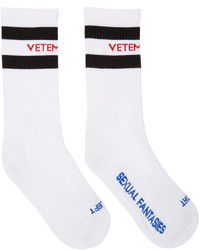 Женские белые носки от Vetements