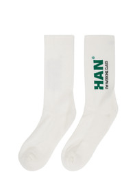 Мужские белые носки от Han Kjobenhavn