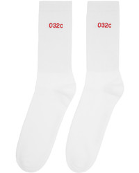 Мужские белые носки от 032c