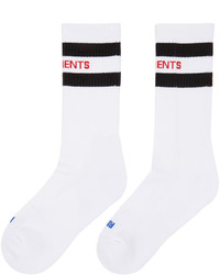 Мужские белые носки от Vetements