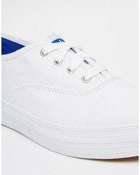 Женские белые плимсоллы от Keds