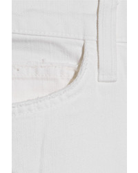 Белые рваные джинсы-бойфренды от Current/Elliott