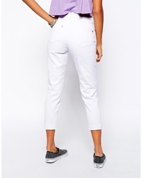 Белые рваные джинсы скинни от Asos