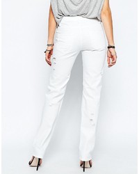 Женские белые рваные джинсы от Blank NYC