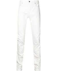 Мужские белые рваные джинсы от Christian Dada