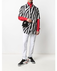 Мужские белые рваные джинсы от DSQUARED2