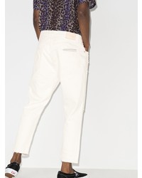 Мужские белые рваные джинсы от purple brand