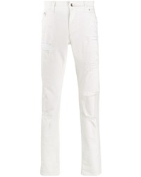 Мужские белые рваные джинсы от Dolce & Gabbana