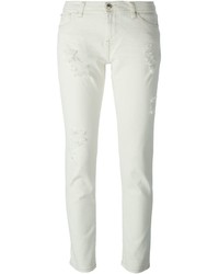 Женские белые рваные джинсы от IRO