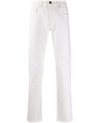 Мужские белые рваные джинсы от J Brand