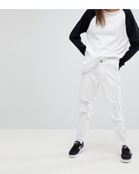 Женские белые рваные джинсы от Noisy May