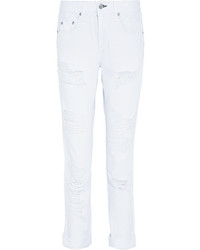 Женские белые рваные джинсы от Rag and Bone