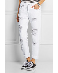 Женские белые рваные джинсы от Rag and Bone