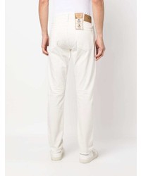 Мужские белые рваные джинсы от Polo Ralph Lauren
