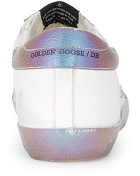 Женские белые резиновые кеды от Golden Goose